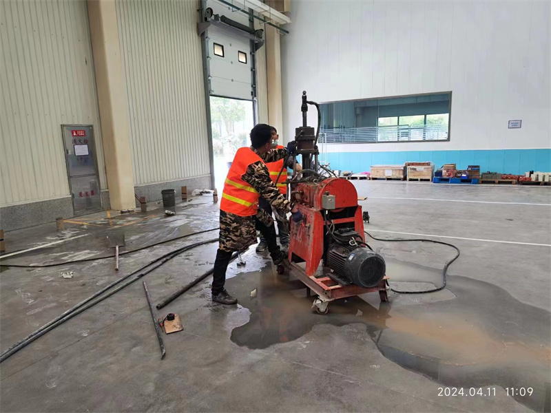 宁津厂房地面下沉塌陷注浆加固施工